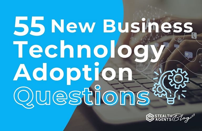 55 New Business Technology Adoption Questions