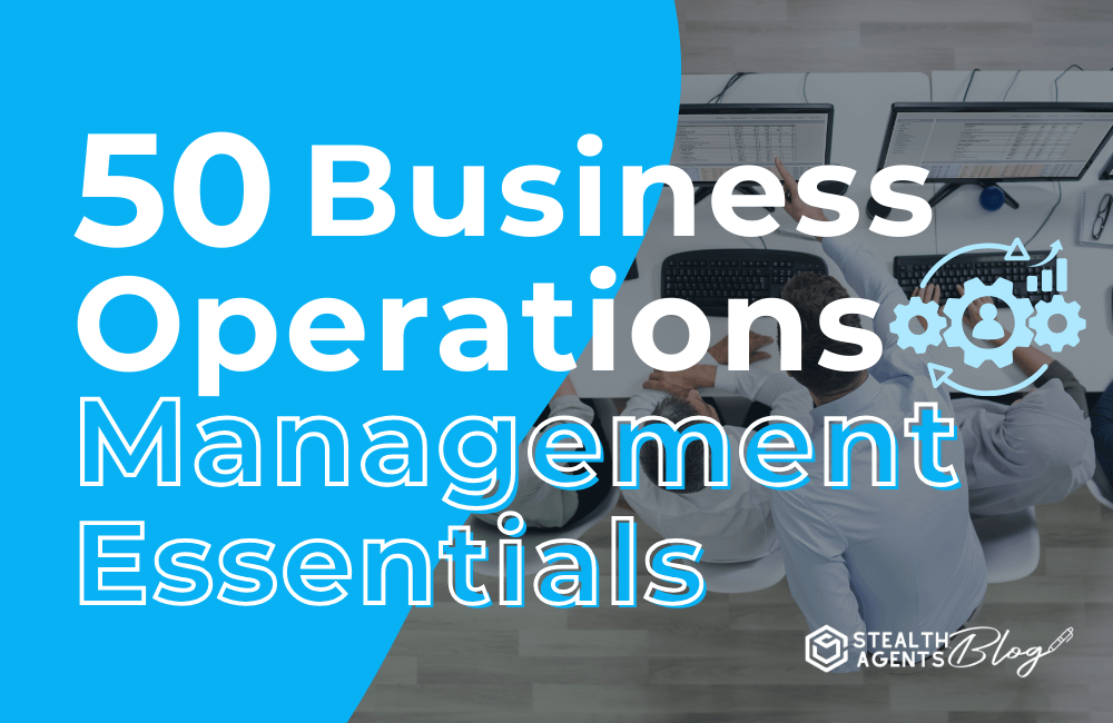 50 Business Operations Management Essentials
