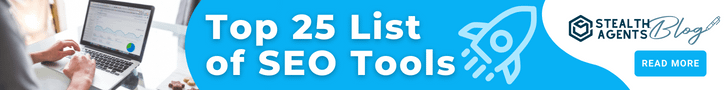 Banner ad for seo tools list