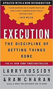 Execution as one of the best operation management books