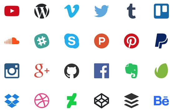Nucleo free royalty social media vector icons