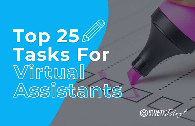 Top 25 task for virtual assistants
