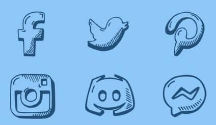 103 hand drawn vector icons