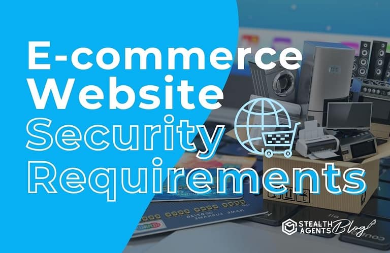 E-commerce Website Security Requirements