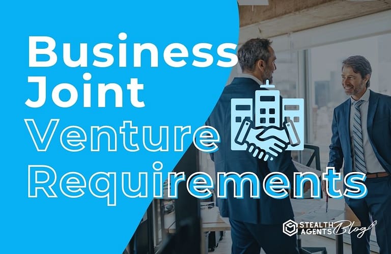 Business Joint Venture Requirements