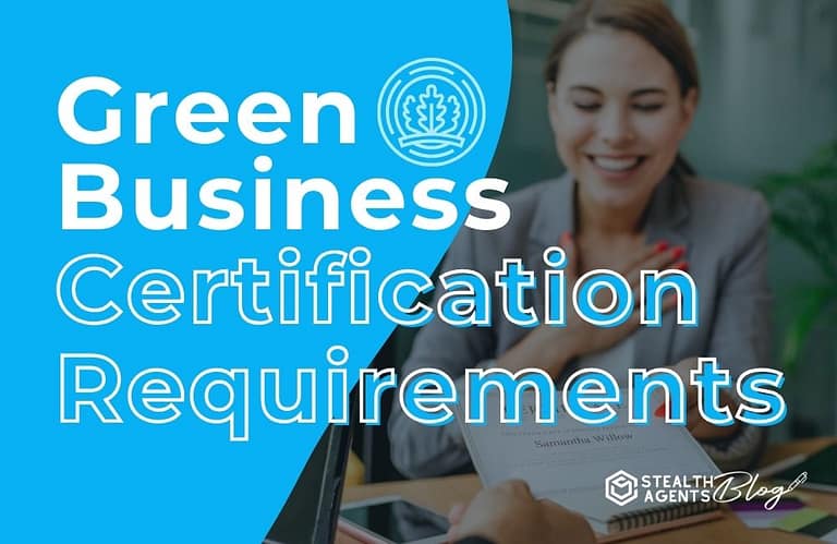 Green Business Certification Requirements