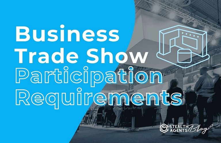 Business Trade Show Participation Requirements