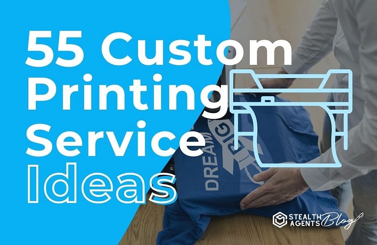 55 Custom Printing Service Ideas