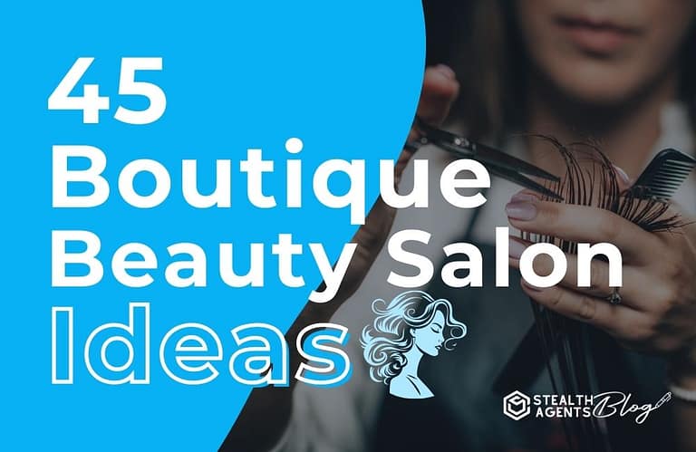 45 Boutique Beauty Salon Ideas