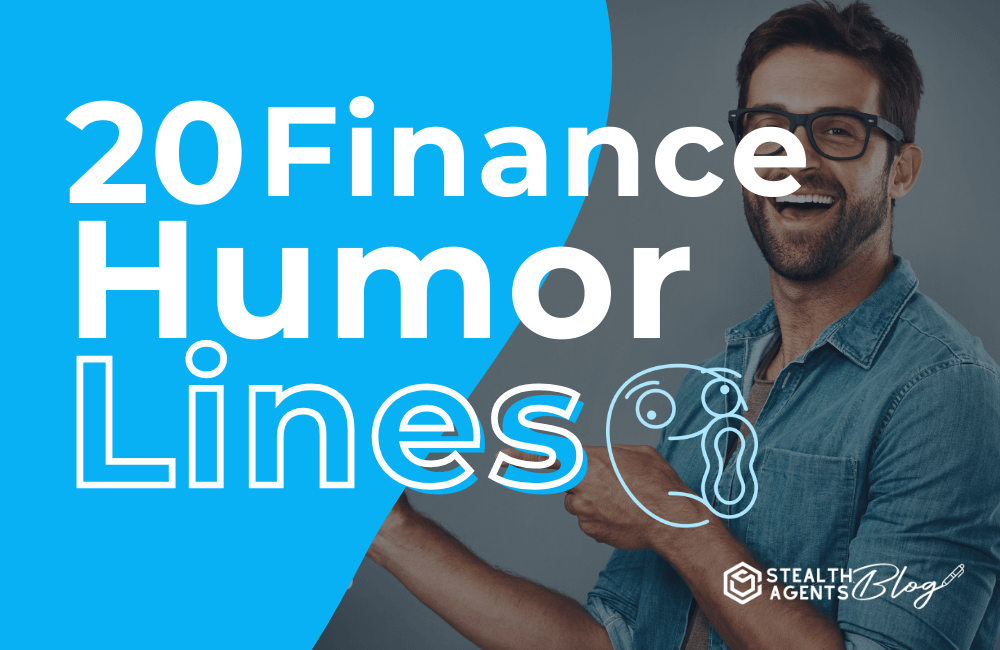 20 Finance Humor Lines