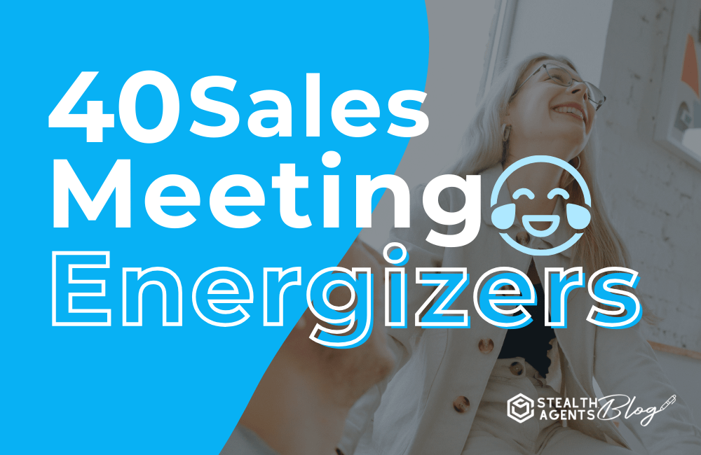 40 Sales Meeting Energizers