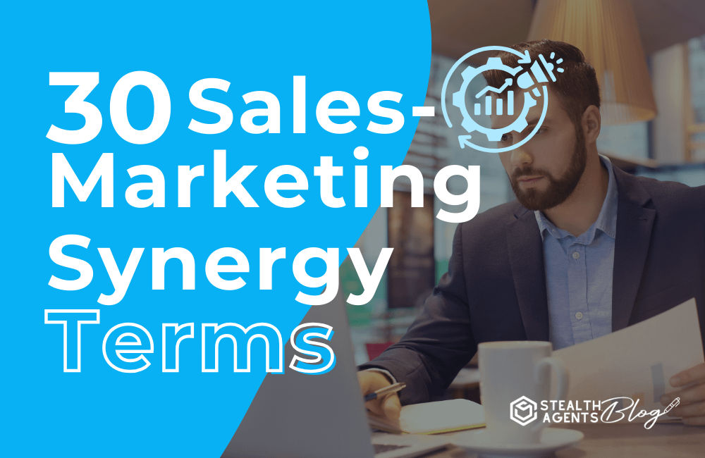 30 Sales-Marketing Synergy Terms