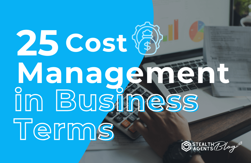 25 Cost Management in Business Terms