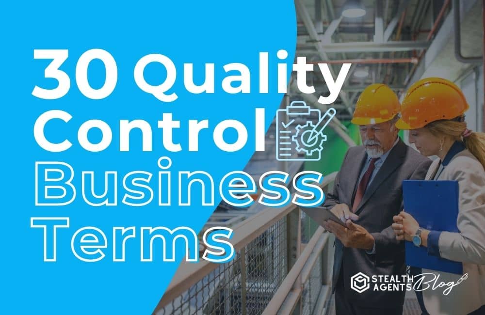 30 Quality Control Business Terms