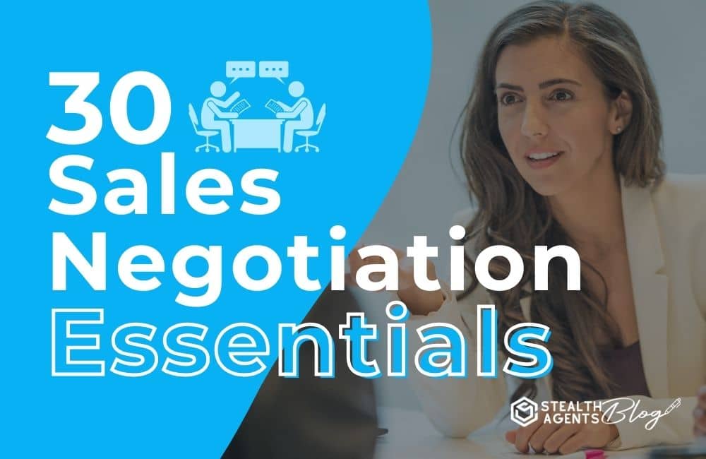 30 Sales Negotiation Essentials