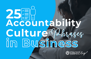 25 Accountability Culture Phrases in Business